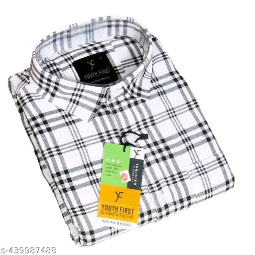 White Check Shirt