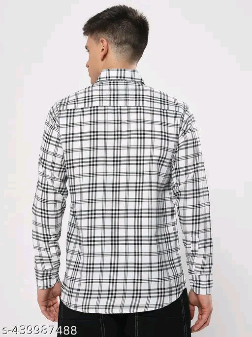 White Check Shirt